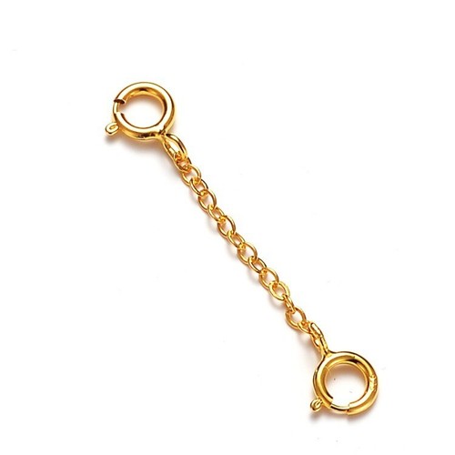 9ct gold safety extender - gold,