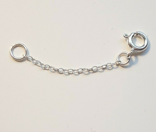 Sterling silver safety chain - sterling,