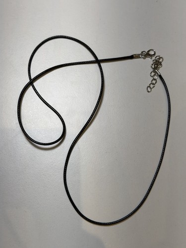 Black adjustable necklace cord - adjustable,