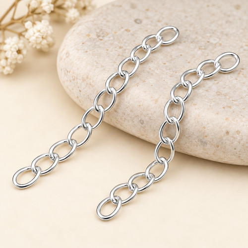 Silver plated necklace - plated,