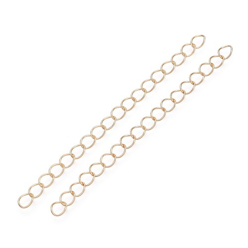 Gold plated extender chains - chains,