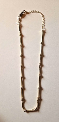 Silver tone snake - snake, chain