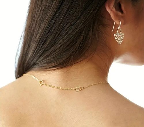 Necklance extender golden - extender,