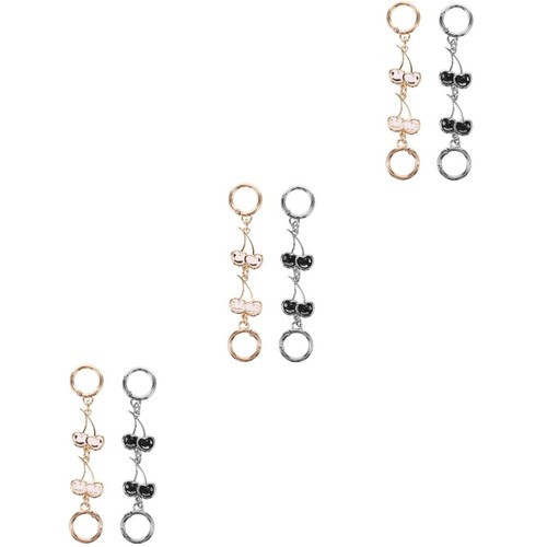 6pcs assorted color alloy - assorted,