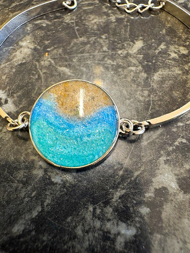 Beach theme stainless steel