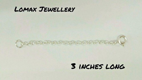 Silver plated extender chain - , 3
