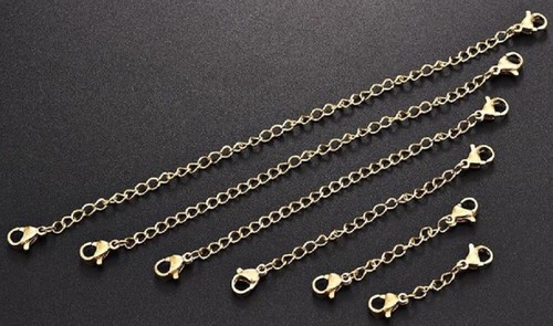 Gold stainless steel extension - stainless,