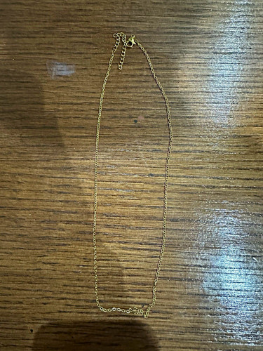 Gold tone cable chain - cable,
