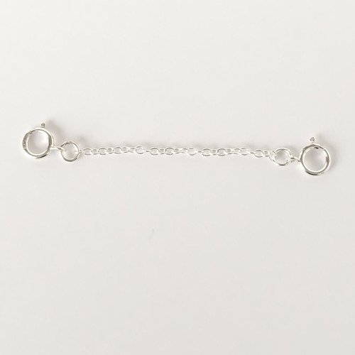 Sterling silver safety chain - silver, /