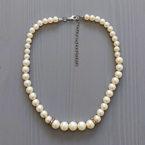 Vintage faux pearl beaded - vintage,